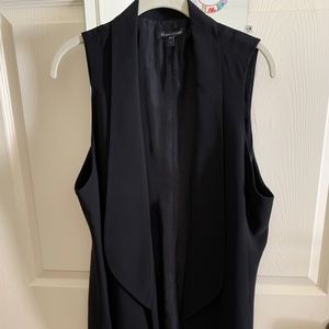 Eileen Fisher 100% Silk lined vest excellent condition size large 20” across